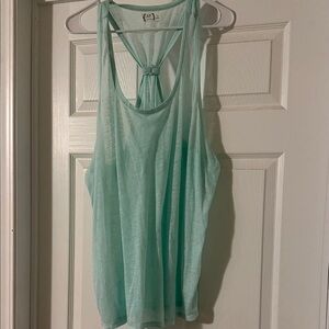 Maurices Aqua Sleeveless Tank Top